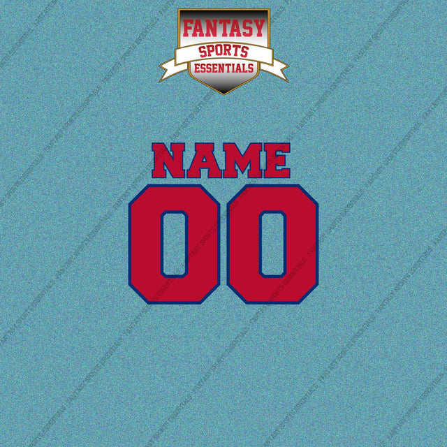 Philadelphia Phillies Personalized Current Name and Number Car Decals