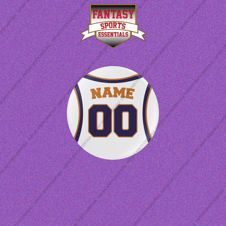 Phoenix Suns Personalized Current Away Jersey Buttons