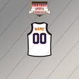 Phoenix Suns Personalized Current Away Jersey Magnets