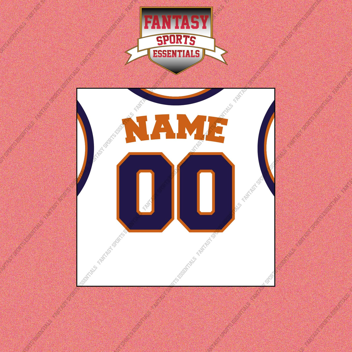Phoenix Suns Personalized Current Away Jersey Wall Art Prints