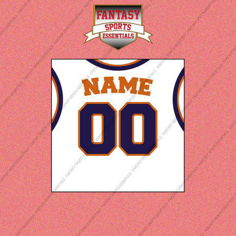 Phoenix Suns Personalized Current Away Jersey Wall Art Prints