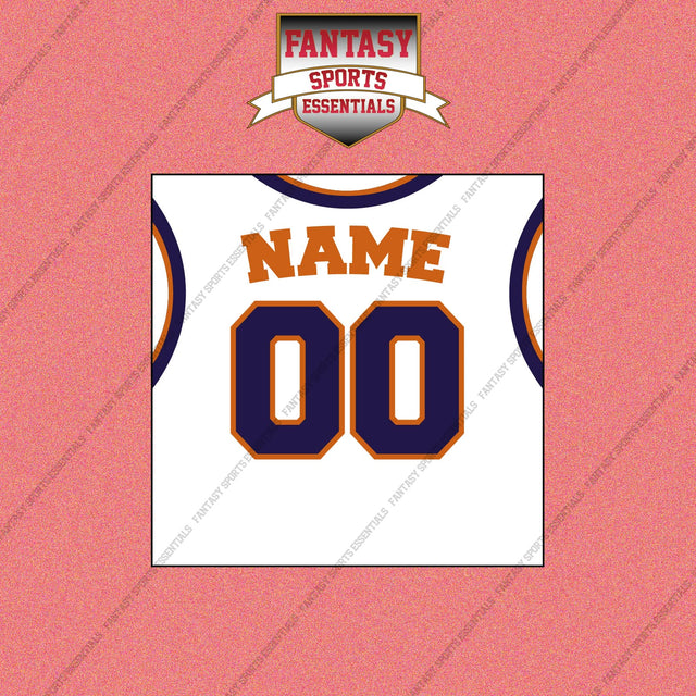 Phoenix Suns Personalized Current Away Jersey Wall Art Prints