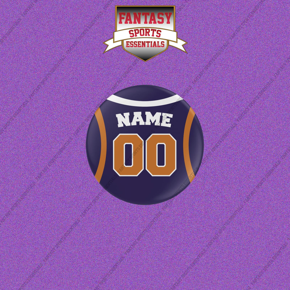 Phoenix Suns Personalized Current Home Jersey Buttons