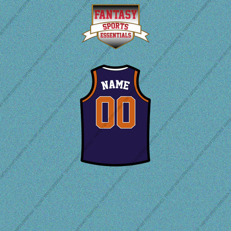 Phoenix Suns Personalized Current Home Jersey Car Decals