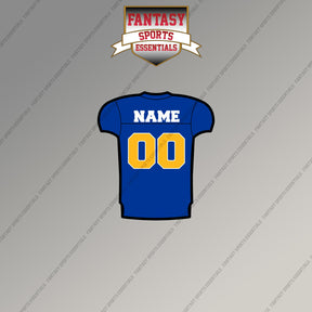 Pittsburgh Panthers Football Personalized Current Home Jersey Magnets
