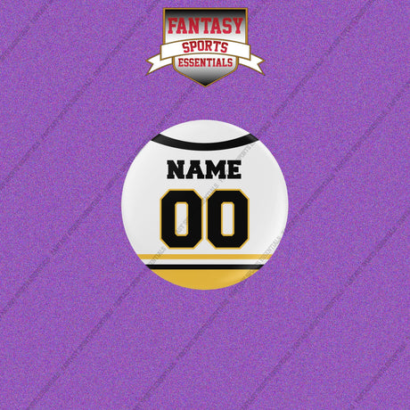 Pittsburgh Penguins Personalized Current Away Jersey Buttons