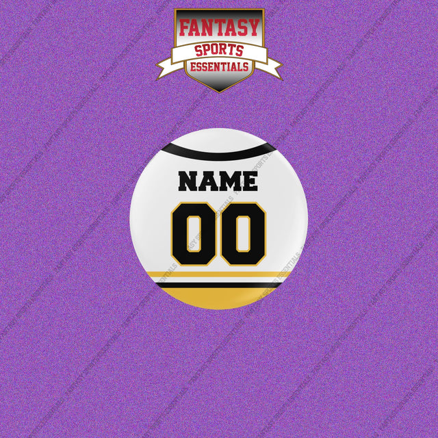 Pittsburgh Penguins Personalized Current Away Jersey Buttons