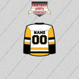 Pittsburgh Penguins Personalized Current Away Jersey Glossy Stickers
