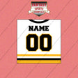 Pittsburgh Penguins Personalized Current Away Jersey Wall Art Prints