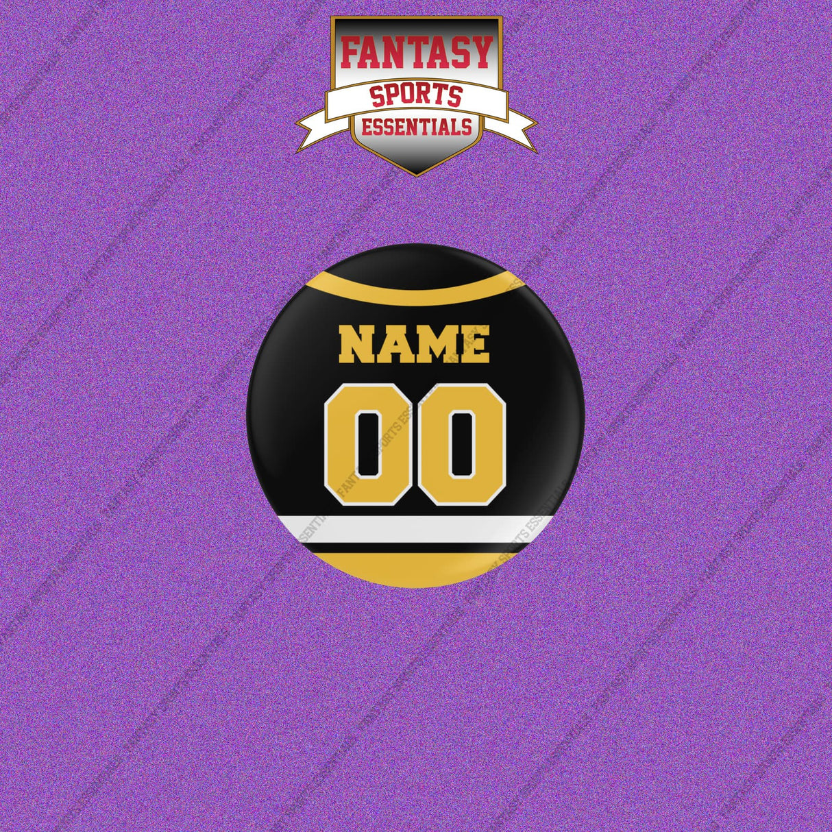 Pittsburgh Penguins Personalized Current Home Jersey Buttons