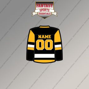 Pittsburgh Penguins Personalized Current Home Jersey Magnets