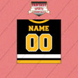 Pittsburgh Penguins Personalized Current Home Jersey Wall Art Prints