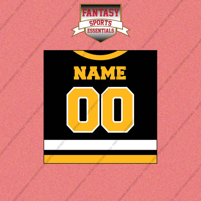 Pittsburgh Penguins Personalized Current Home Jersey Wall Art Prints