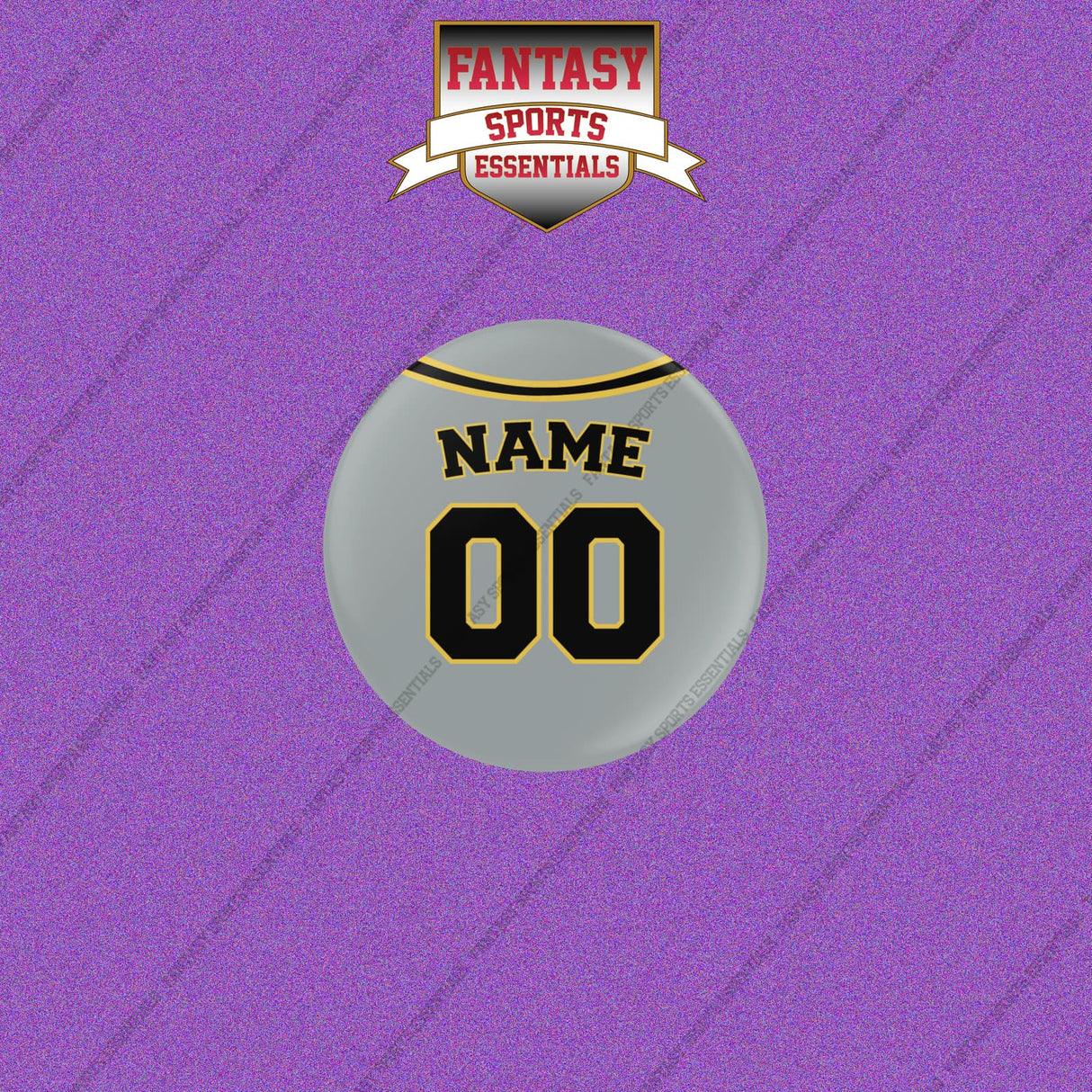 Pittsburgh Pirates Personalized Current Away Jersey Buttons