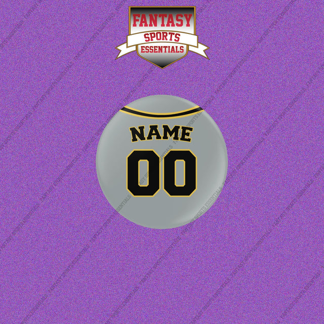 Pittsburgh Pirates Personalized Current Away Jersey Buttons
