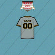 Pittsburgh Pirates Personalized Current Away Jersey Car Decals