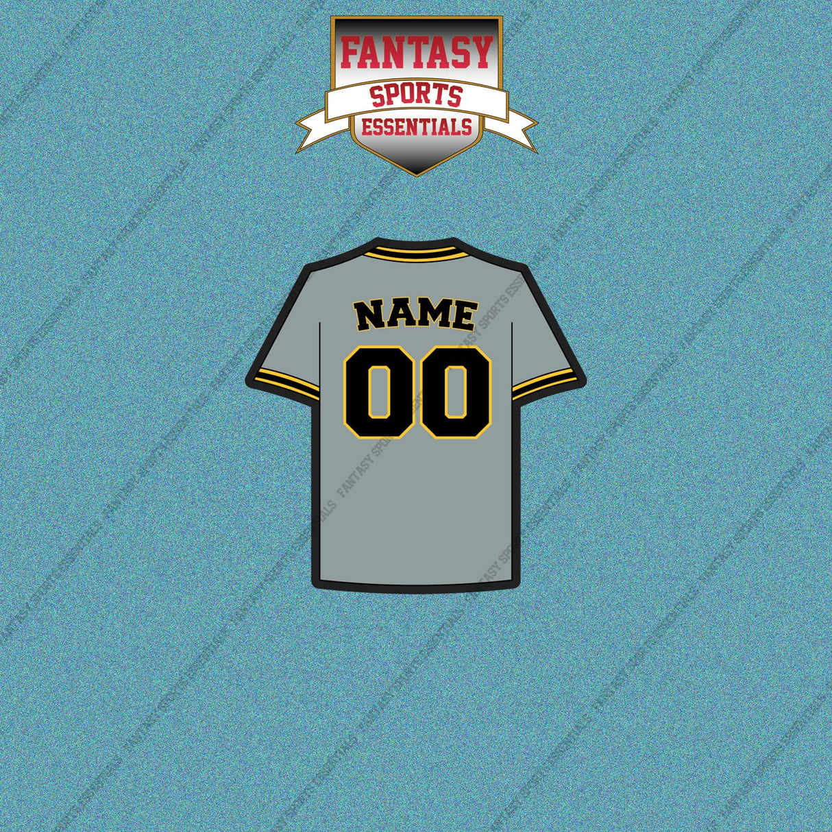 Pittsburgh Pirates Personalized Current Away Jersey Car Decals