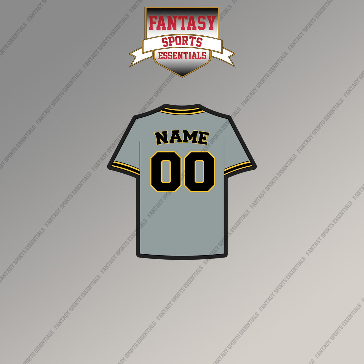 Pittsburgh Pirates Personalized Current Away Jersey Magnets