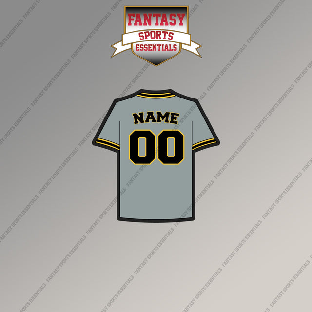 Pittsburgh Pirates Personalized Current Away Jersey Magnets