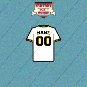 Pittsburgh Pirates Personalized Current Home Jersey Car Decals