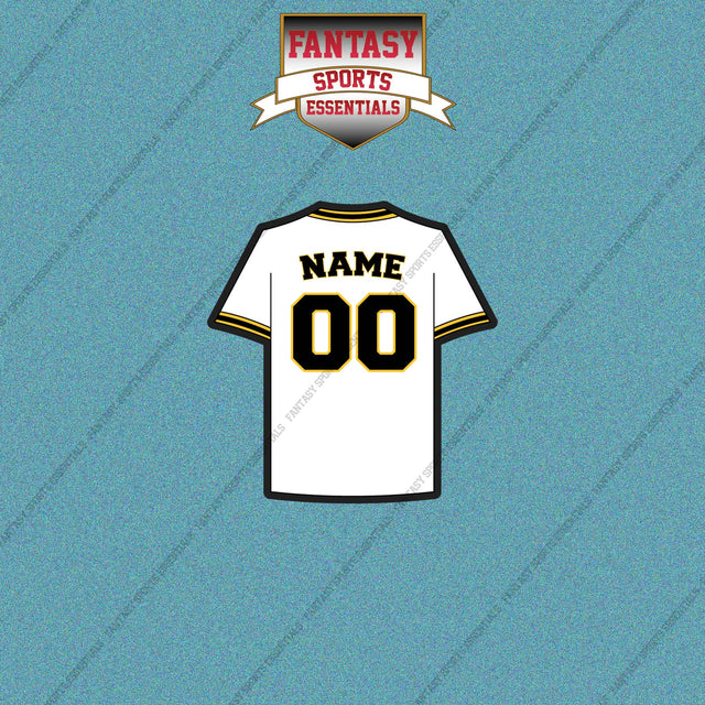 Pittsburgh Pirates Personalized Current Home Jersey Car Decals