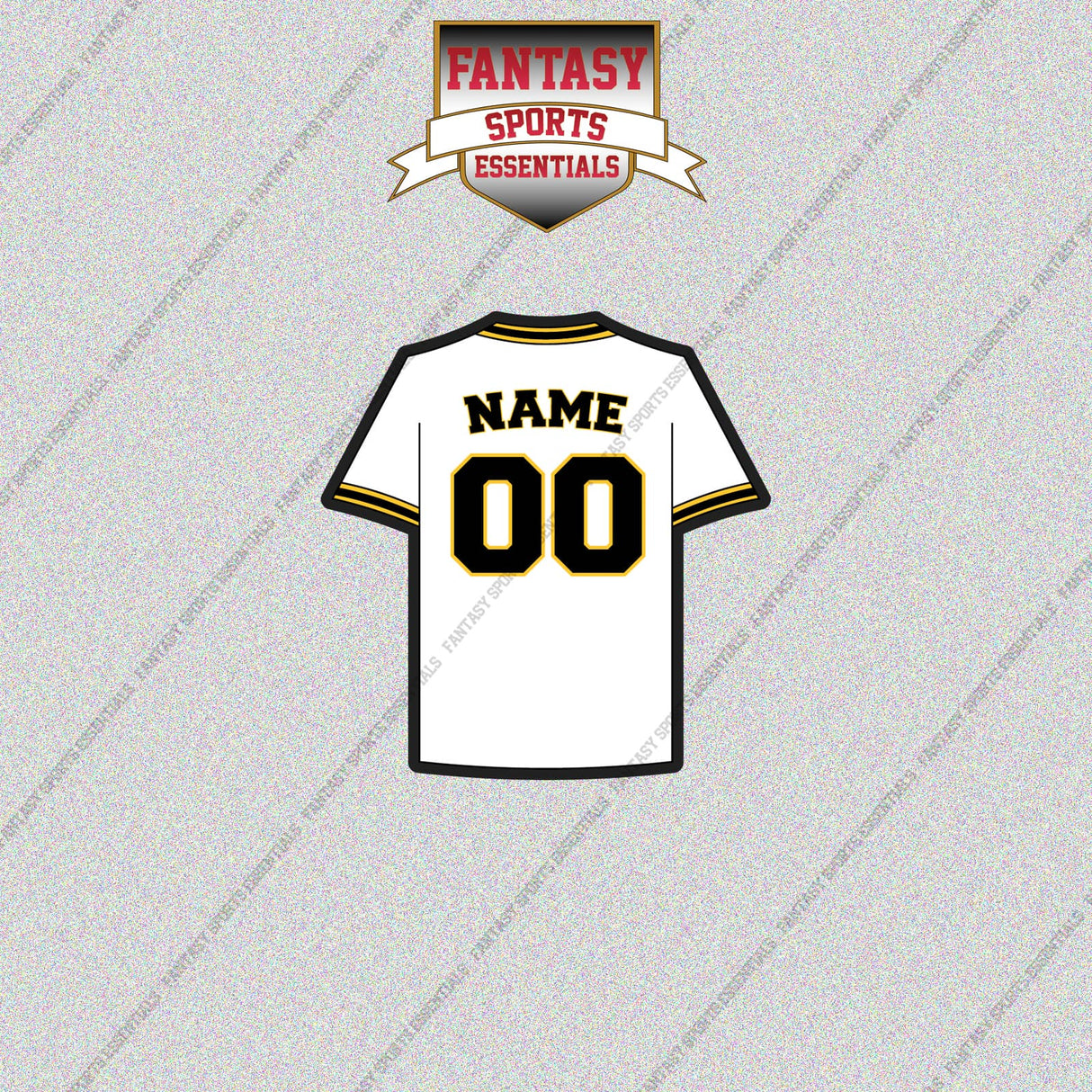 Pittsburgh Pirates Personalized Current Home Jersey Glossy Stickers