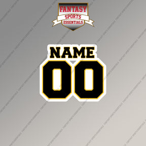 Pittsburgh Pirates Personalized Current Name and Number Magnets