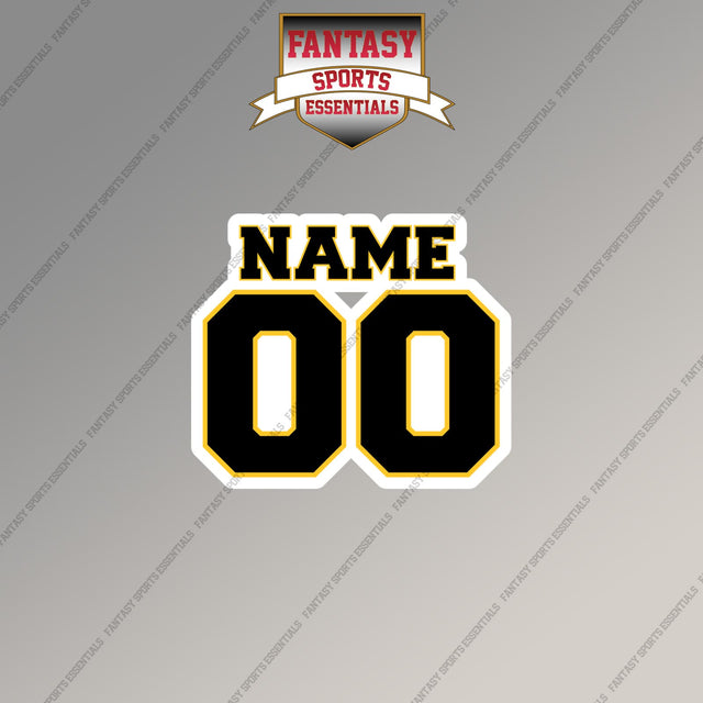 Pittsburgh Pirates Personalized Current Name and Number Magnets