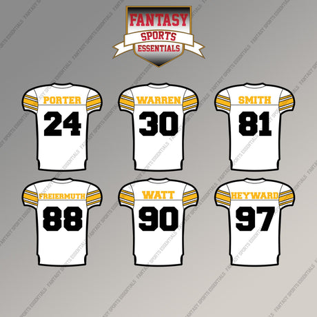 Pittsburgh Steelers 2025 Away Jersey Magnets (Choose Your Player) Page 2