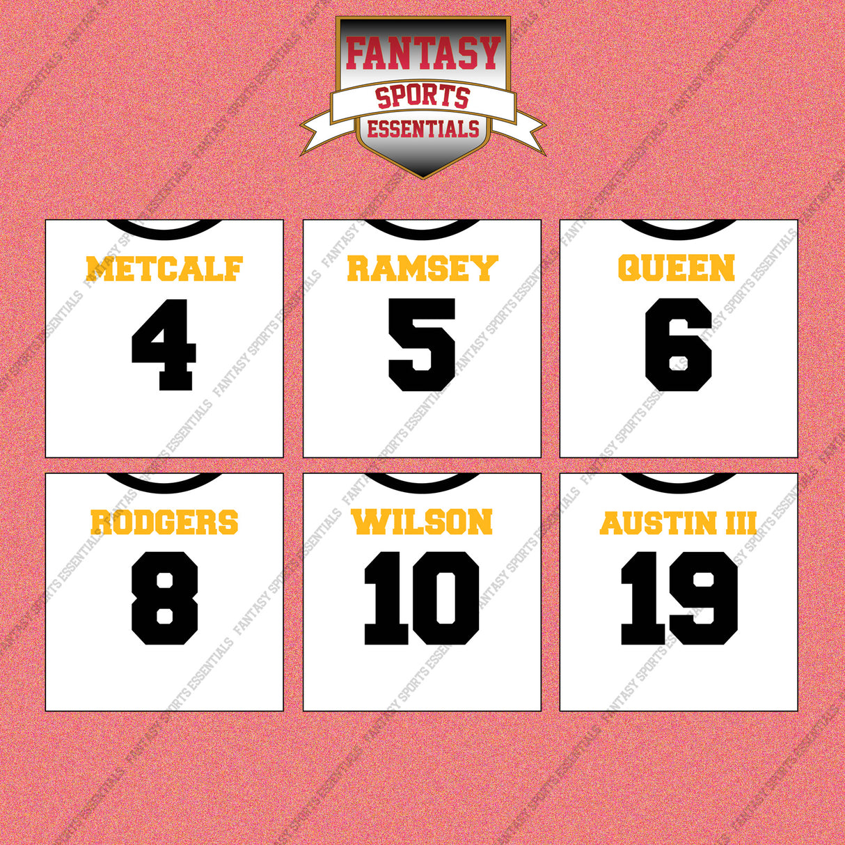 Pittsburgh Steelers 2025 Away Jersey Wall Art Prints (Choose Your Player) Page 1
