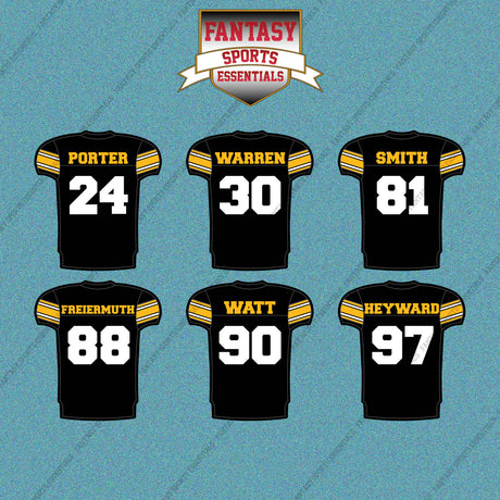 Pittsburgh Steelers 2025 Home Jersey Car Decals (Choose Your Player) Page 2