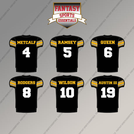 Pittsburgh Steelers 2025 Home Jersey Magnets (Choose Your Player) Page 1