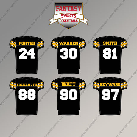 Pittsburgh Steelers 2025 Home Jersey Magnets (Choose Your Player) Page 2