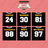 Pittsburgh Steelers 2025 Home Jersey Wall Art Prints (Choose Your Player) Page 2
