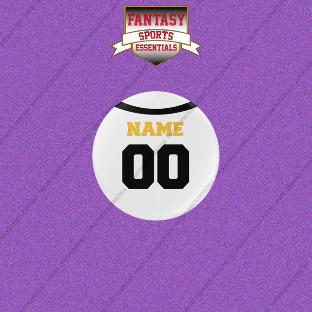 Pittsburgh Steelers Personalized Current Away Jersey Buttons