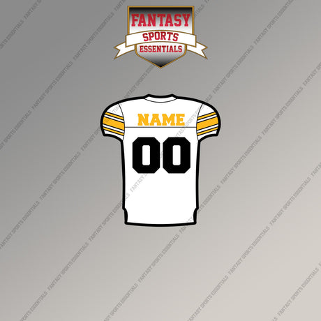 Pittsburgh Steelers Personalized Current Away Jersey Magnets