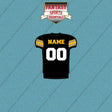 Pittsburgh Steelers Personalized Current Home Jersey Car Decals