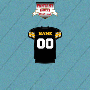 Pittsburgh Steelers Personalized Current Home Jersey Car Decals