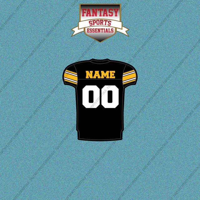 Pittsburgh Steelers Personalized Current Home Jersey Car Decals