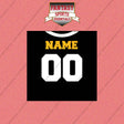 Pittsburgh Steelers Personalized Current Home Jersey Wall Art Prints