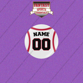 Portland Trail Blazers Personalized Current Away Jersey Buttons