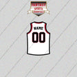 Portland Trail Blazers Personalized Current Away Jersey Glossy Stickers