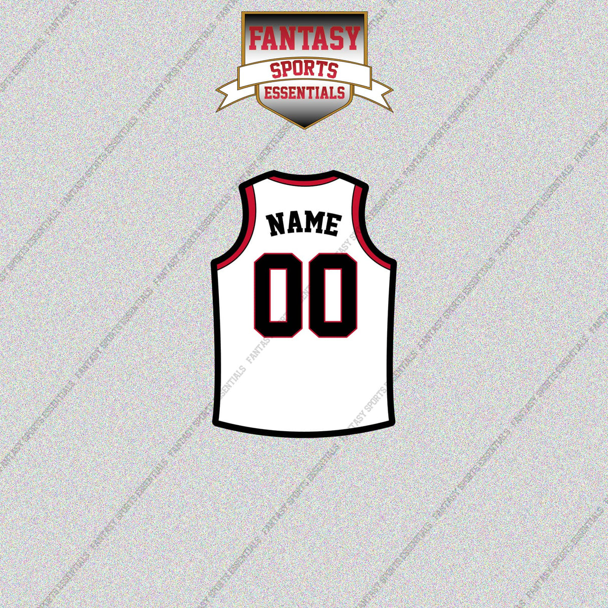 Portland Trail Blazers Personalized Current Away Jersey Glossy Stickers