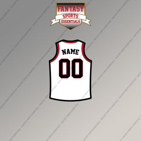 Portland Trail Blazers Personalized Current Away Jersey Magnets