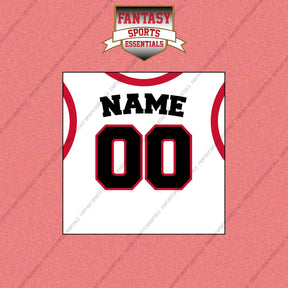 Portland Trail Blazers Personalized Current Away Jersey Wall Art Prints