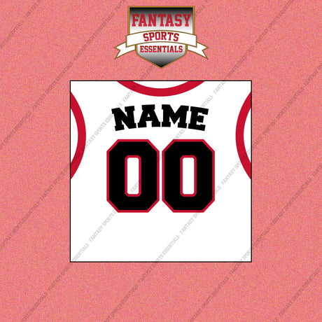 Portland Trail Blazers Personalized Current Away Jersey Wall Art Prints