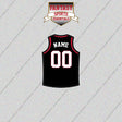 Portland Trail Blazers Personalized Current Home Jersey Glossy Stickers