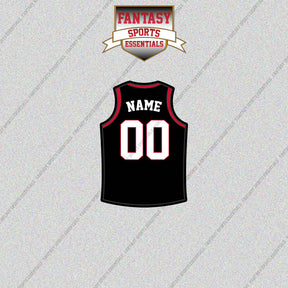 Portland Trail Blazers Personalized Current Home Jersey Glossy Stickers