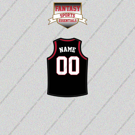 Portland Trail Blazers Personalized Current Home Jersey Glossy Stickers