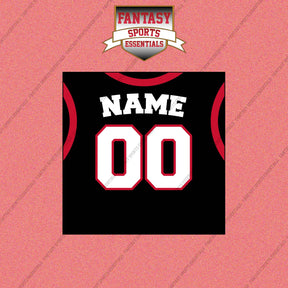 Portland Trail Blazers Personalized Current Home Jersey Wall Art Prints